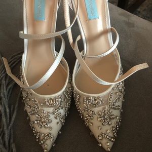 Betsey Johnson Blue Leila shoes NWB
